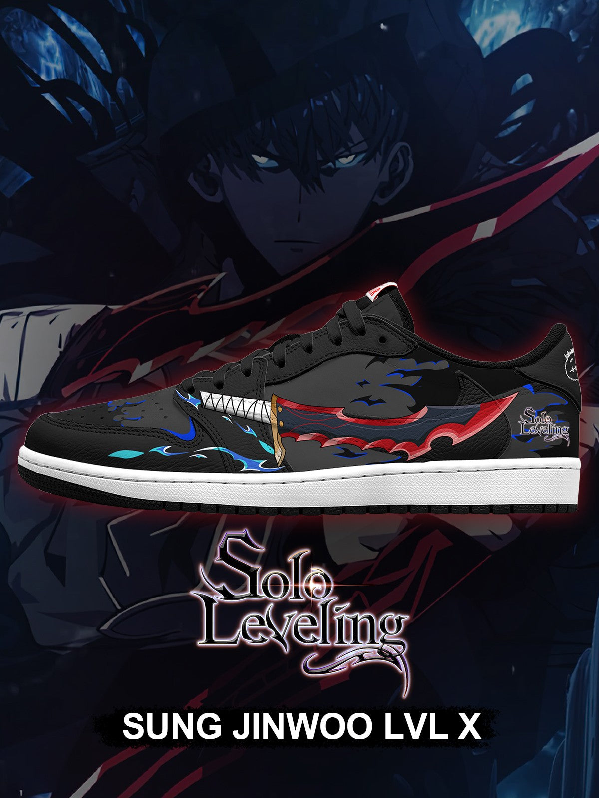 Sung Jinwoo LVL X V.1 Custom TS Sneakers