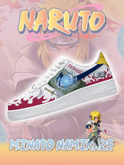 Benutzerdefinierte bedruckte Vierte Hokage Minato Namikaze Schuhe für Damen und Herren