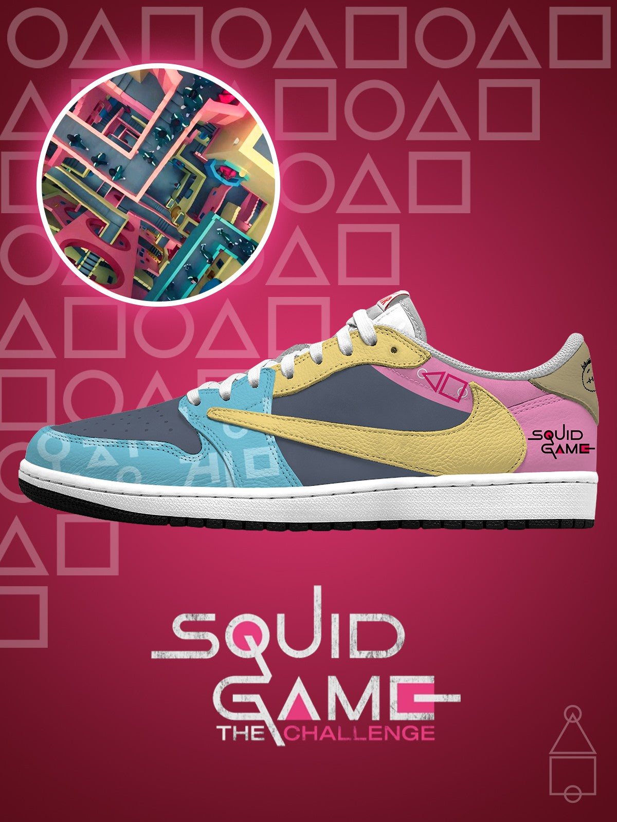 Crazy Stairs V.1 Custom TS Sneakers