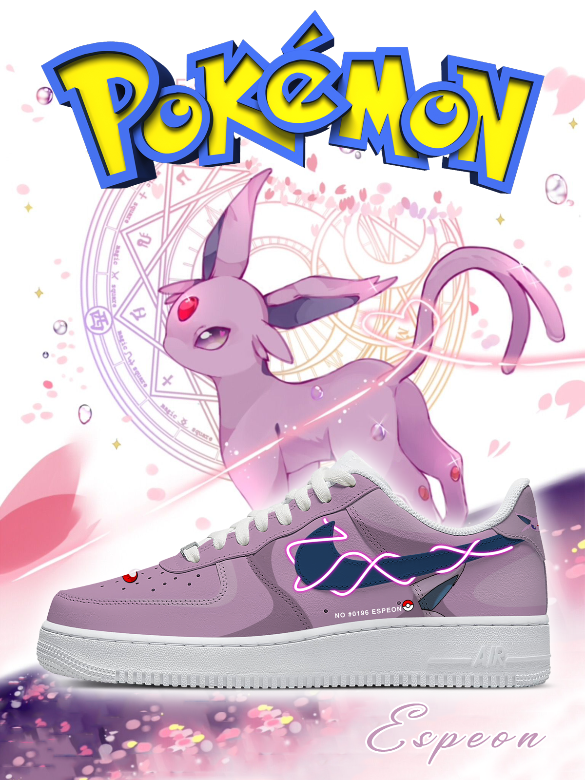 Passen Sie Nr. 0196 Espeon Schuhe für Frauen und Männer an