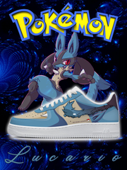 Benutzerdefinierte Nr. 0448 Lucario Style 1 Schuhe für Frauen und Männer