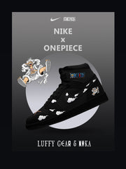 Luffy Gear 5 Nika V.2 High-Top-Sneakers nach Maß