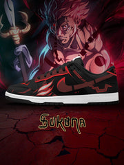 Ryomen Sukuna True Form V.1 Custom Dunk Sneakers
