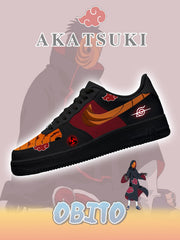 Benutzerdefinierte Akatsuki Obito Nr. 3 Schuhe für Frauen und Männer