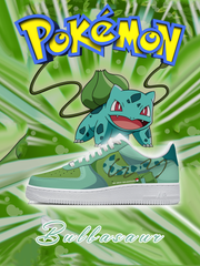 Benutzerdefinierte bedruckte Nr. 0001 Bulbasaur Style 1 Schuhe für Frauen und Männer