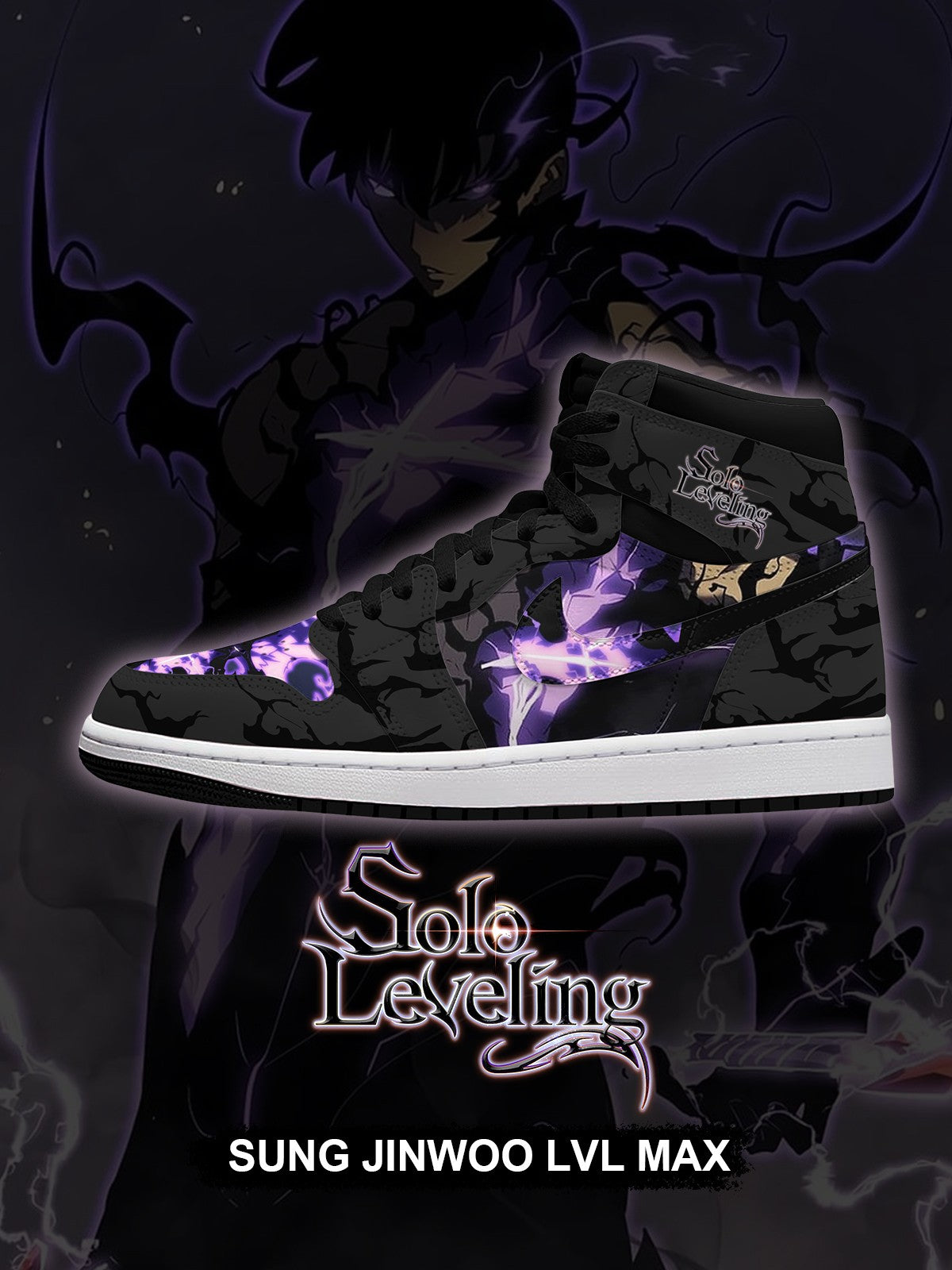 Sung Jinwoo LVL Max V.1 High-top Custom Sneakers