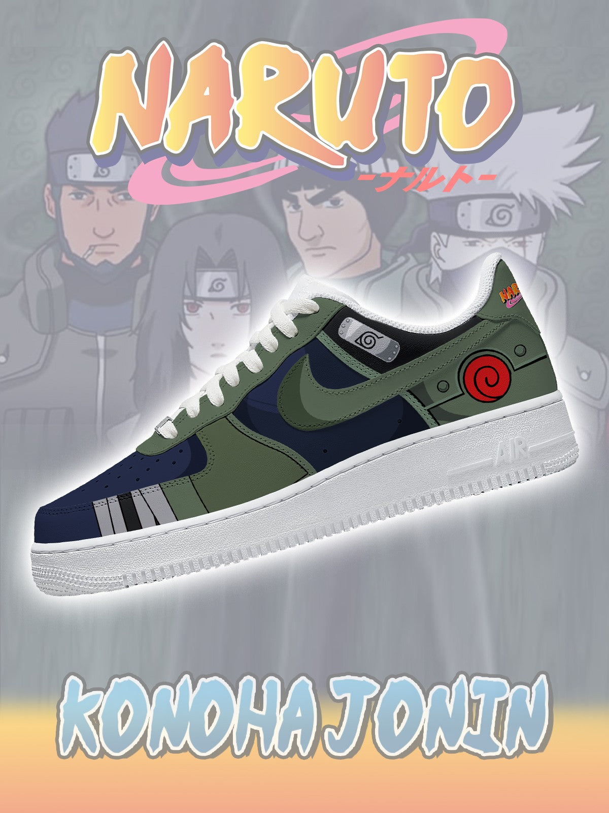Konoha Jonin V.1 Custom Sneakers