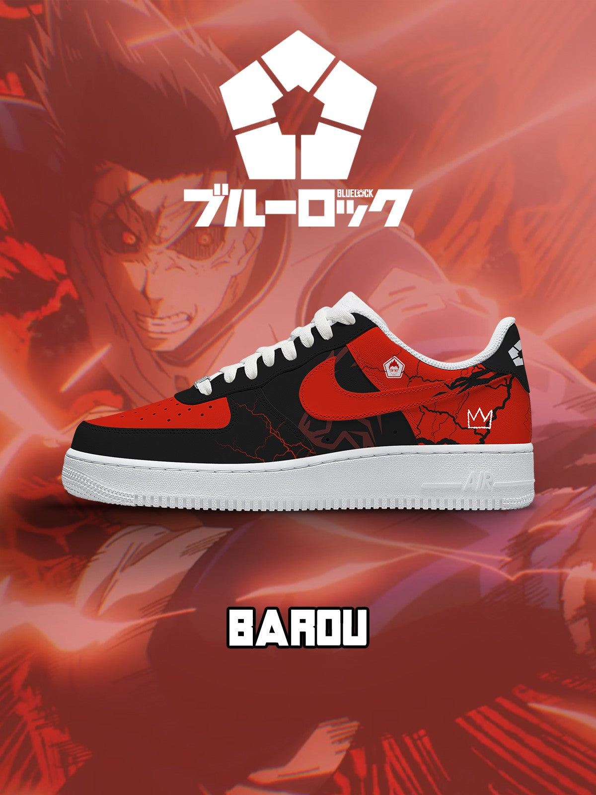 Individuell bedruckte Shoei Baro No.1 Schuhe für Damen und Herren