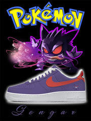 Custom No.0094 Gengar Style 2 Sneakers für Damen und Herren