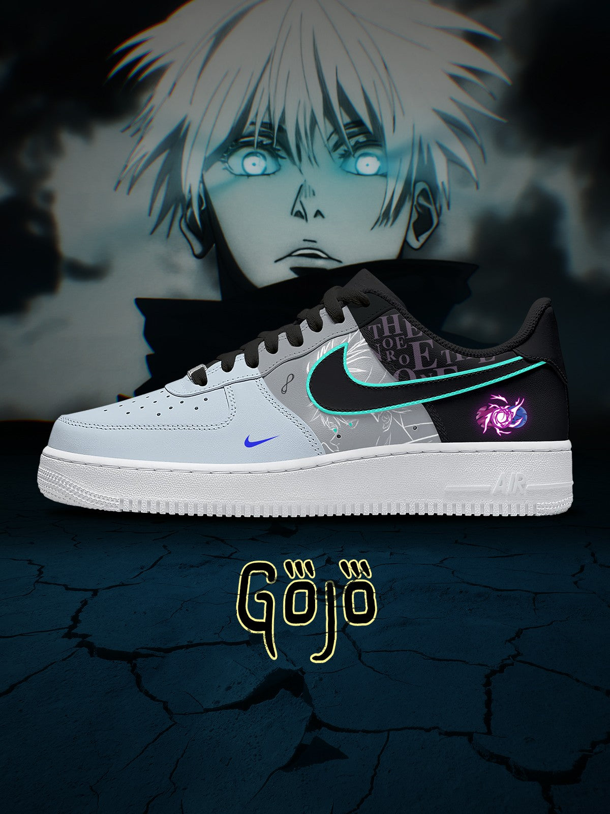 Personalisierte Satoru Gojo No.2 Sneakers für Damen und Herren