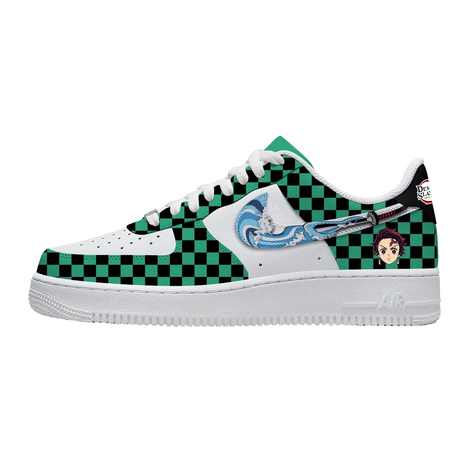 Custom Printed Tanjiro Kamado No.2 Sneakers For Women and Men