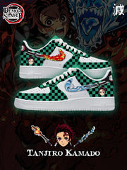 Custom Printed Tanjiro Kamado No.2 Sneakers For Women and Men