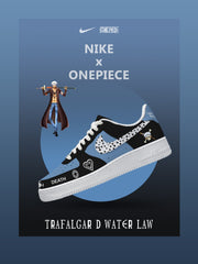 Custom Printed Trafalgar D Water Law Shoes For Women and Men